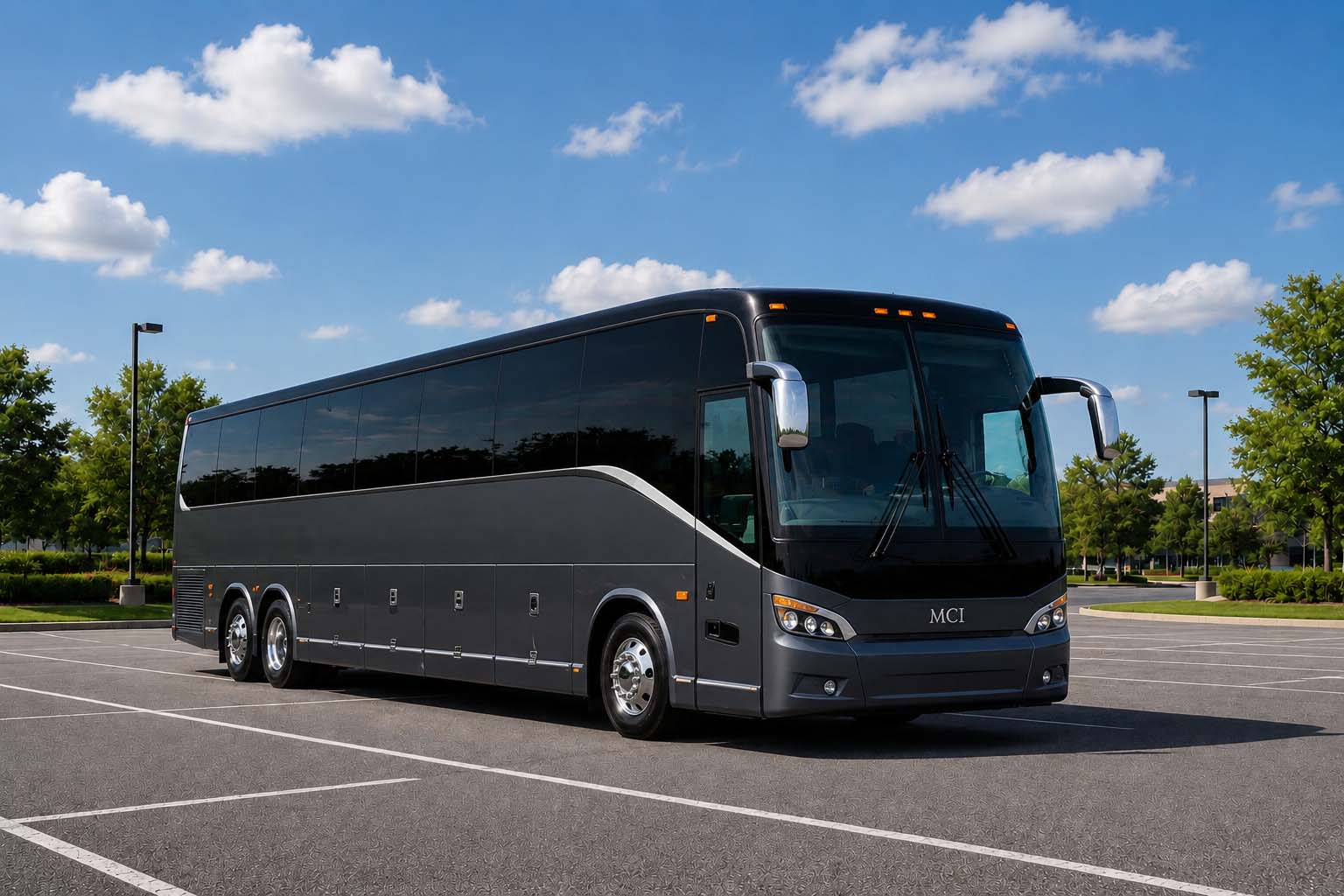 Charter bus rental in Saline, MI